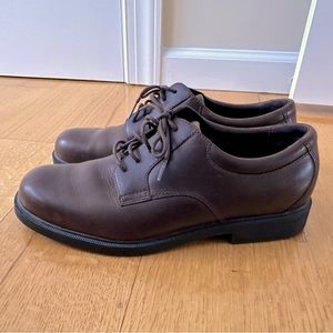 Rockport Leather Oxfords, Brown, Men's Size 9.5 M